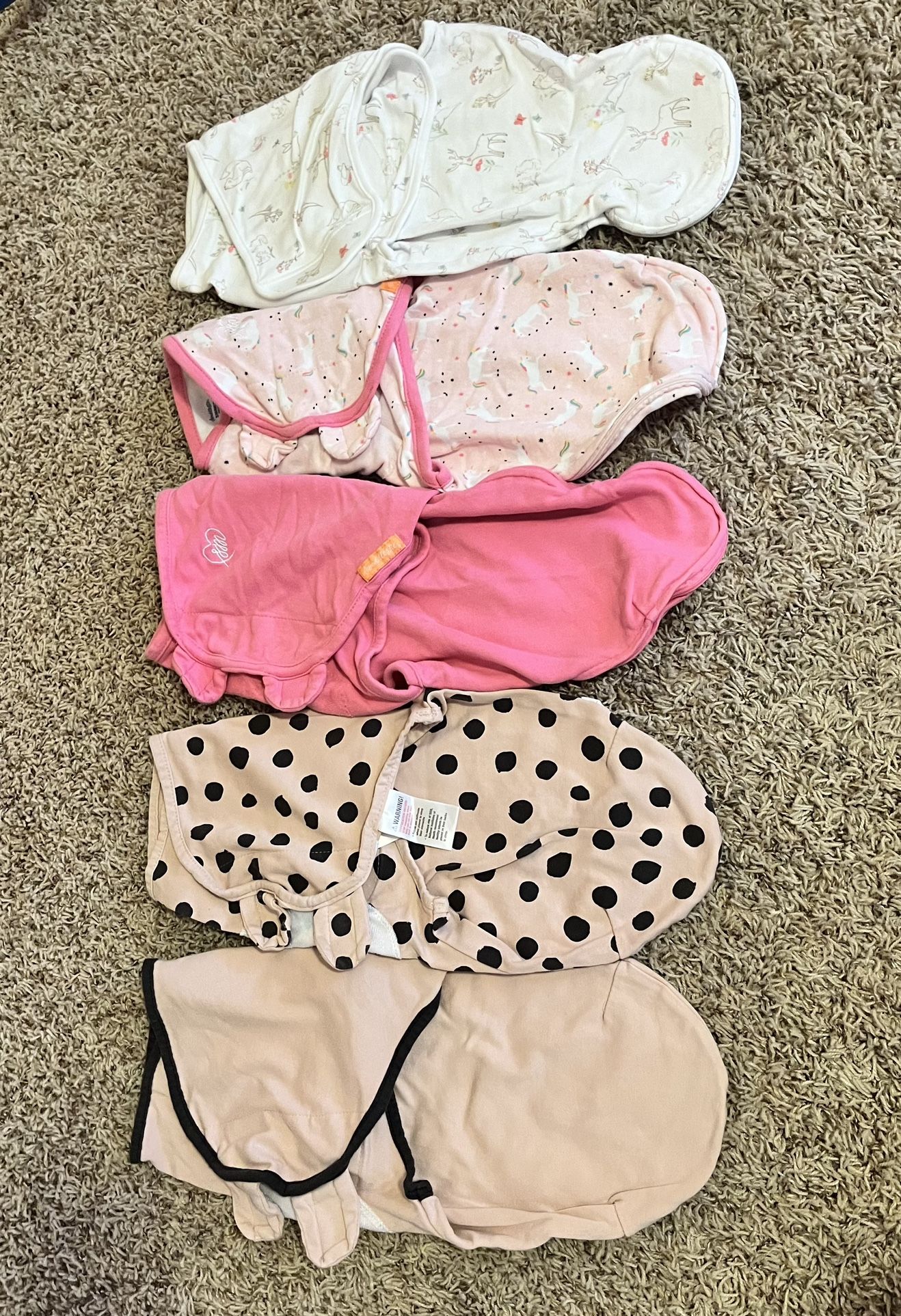 Baby Boy Girl Swaddle Lot