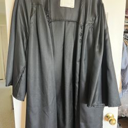 Black Graduation Gown 