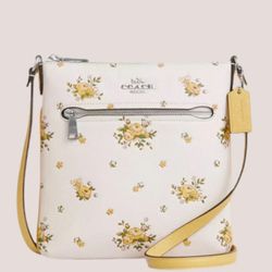 Coach Mini Rowan File Bag With Floral Print