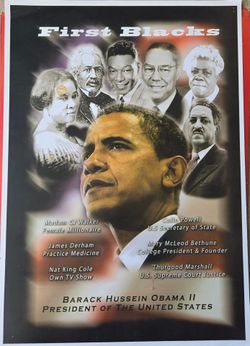 Vintage First Black's Poster