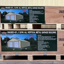 New Galvanized Metal Garages & Sheds