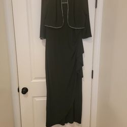 Black, Formal Dress With Matching Jacket