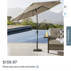 Mark Member's Mark 10' Premium Market Umbrella with Sunbrella Fabric