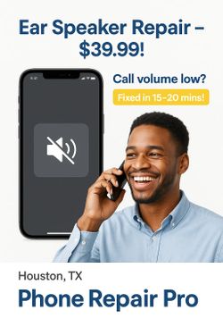 🔇 Low or No Sound During Calls? EAR SPEAKER FIX – $39.99! 📞🔧