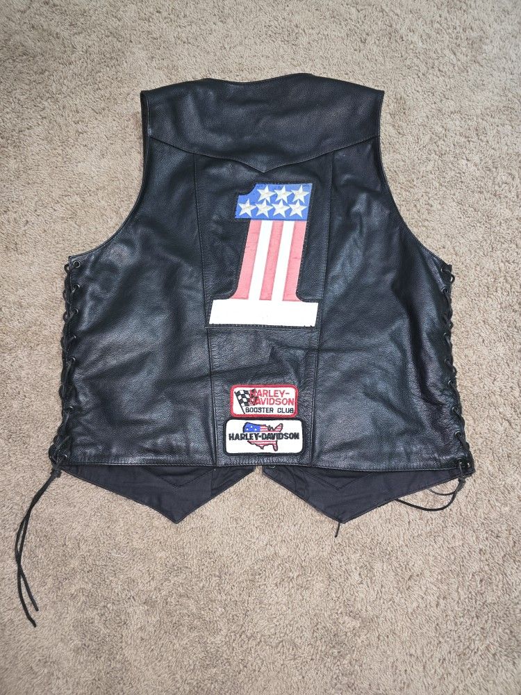 🏍️ Vintage Biker Vest with Attitude 🏍️