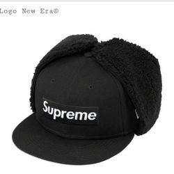 Supreme New Era Earflap Box Logo Hat