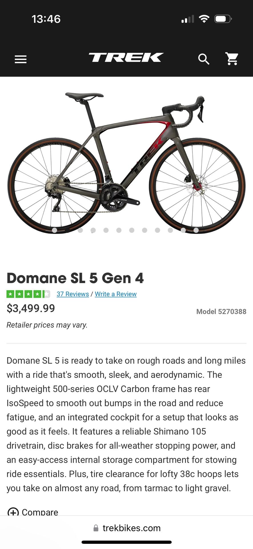 Trek Domane SL 5 Gen 4