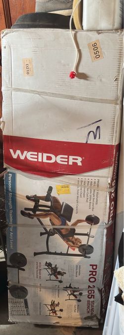 Weider bench still in box