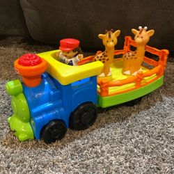 Little People Flatbed Train & Figures