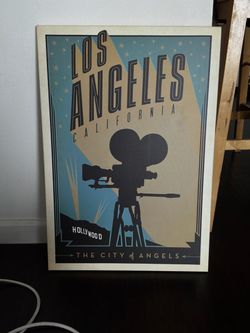 18x26 Los Angeles canvas art