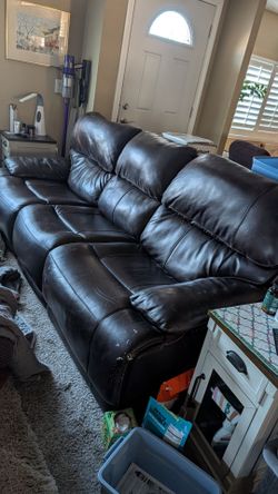 Recliner couch, cat wheel, teeter