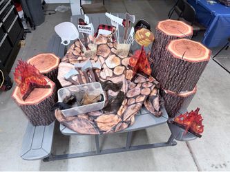Woods/ Lumberjack theme decorations