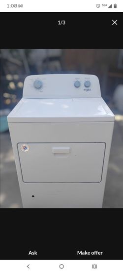 Whirlpool gas dryer Heavy duty Large Capacity. secadora de gas