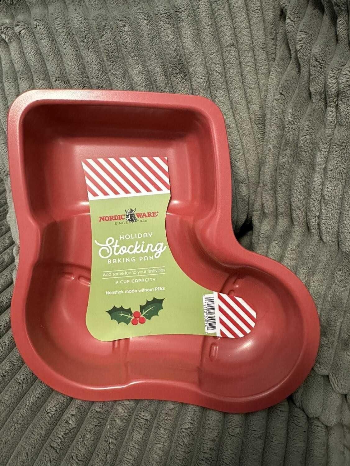 Nordic Ware Holiday Stocking Baking Pan