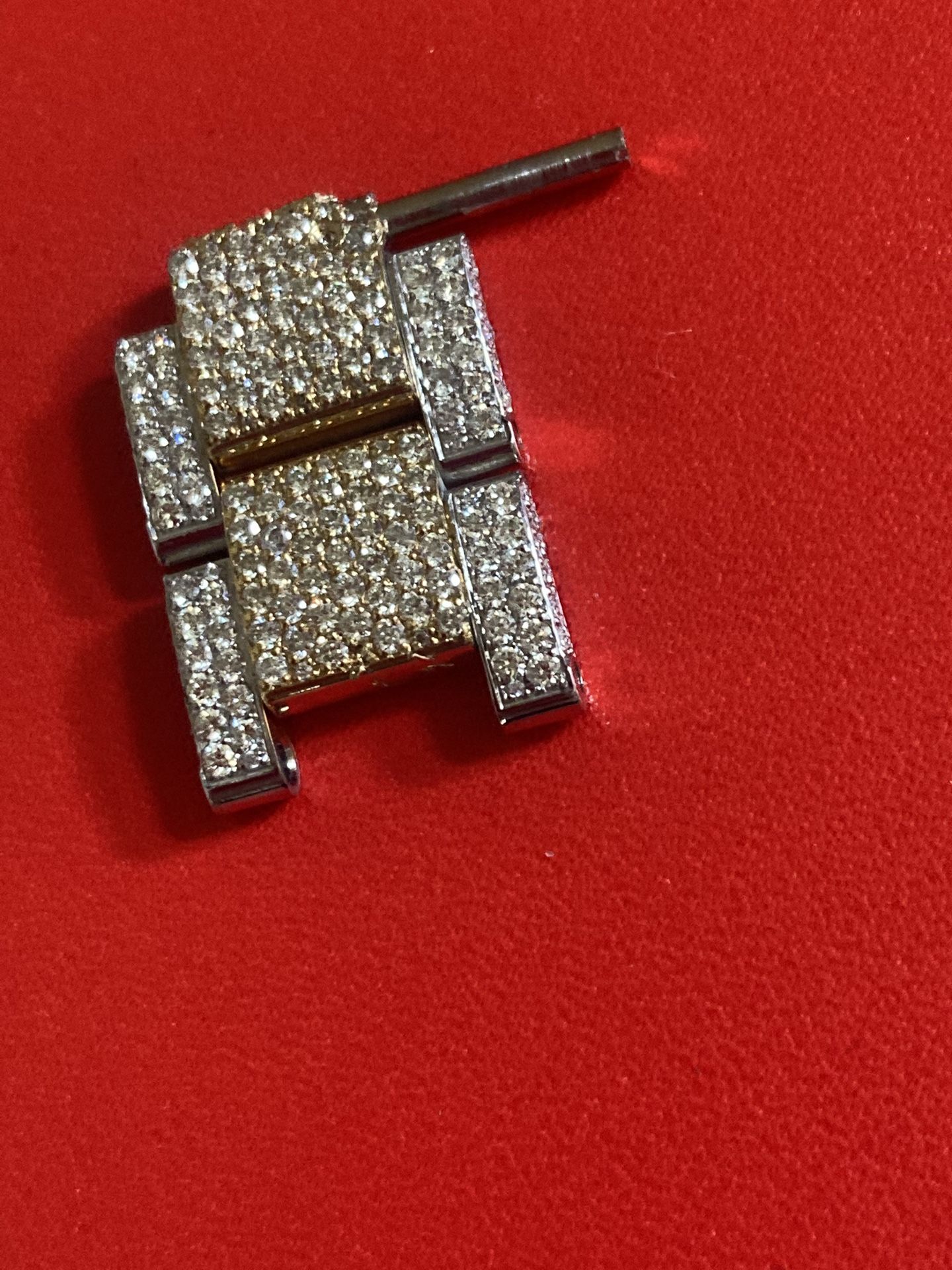 Diamond & Gold Watch Link