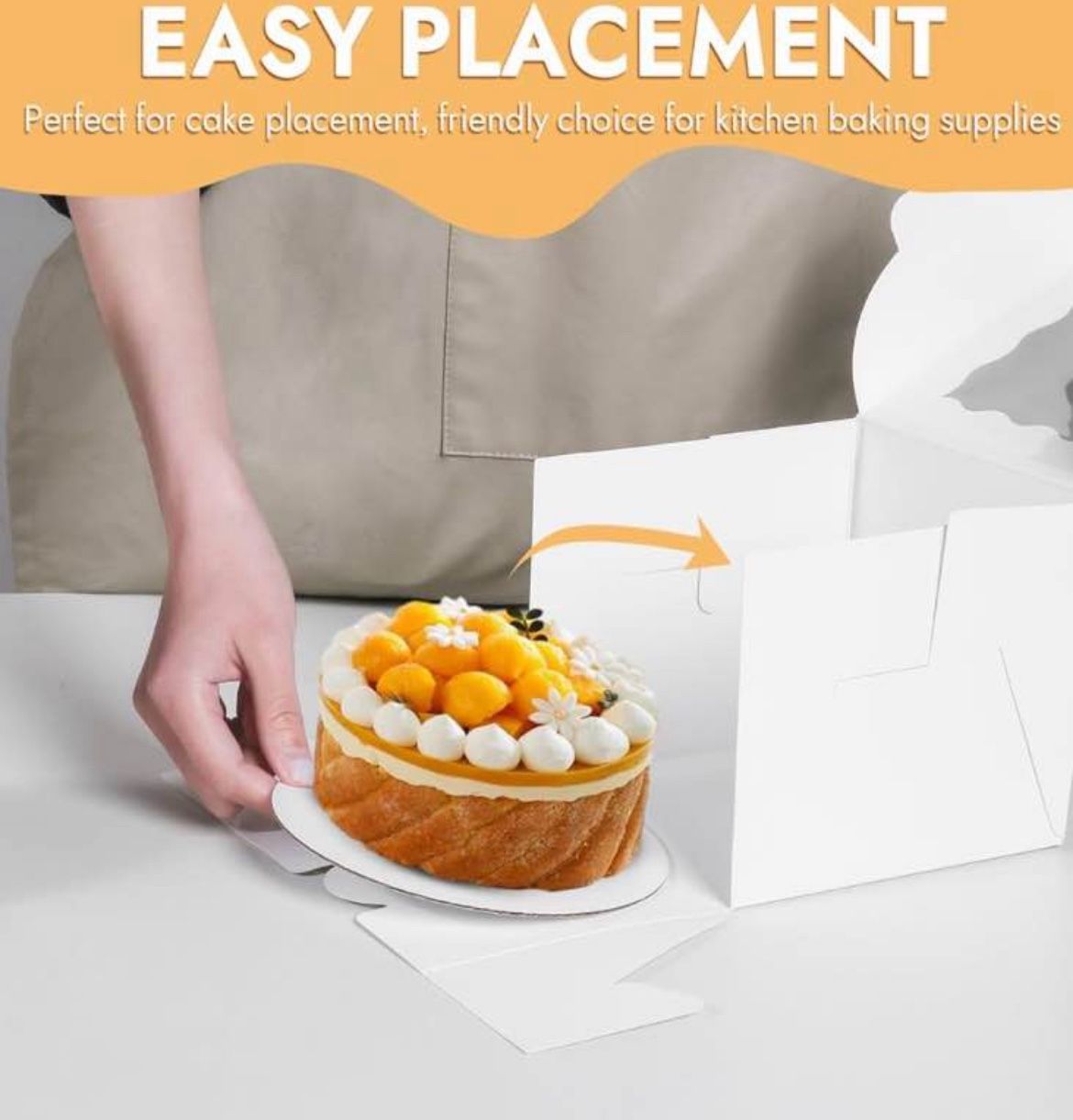 24pc Bakery Cake Boxes 6x6x5