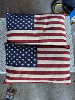 American flag pillows