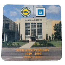 UAW GM 50th Anniversary 1949-1999 Mouse Pad General Motors