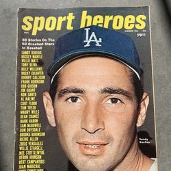 1966 Sandy Koufax  / Mickey Mantle Magazines 