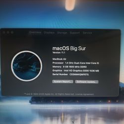 Macbook Air 13.3 Inch / Early 2014