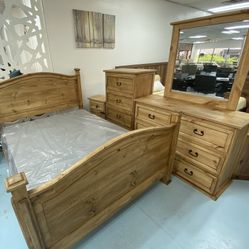 Rustic Bedroom Set 5pc