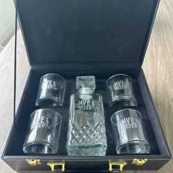Dave & Busters Drinking Set With Brief Case