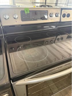 Stove glass top stainless steel