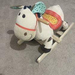 Kids animal plush rocker