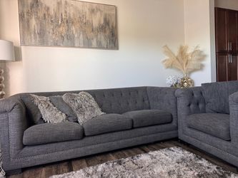Couch and love seat