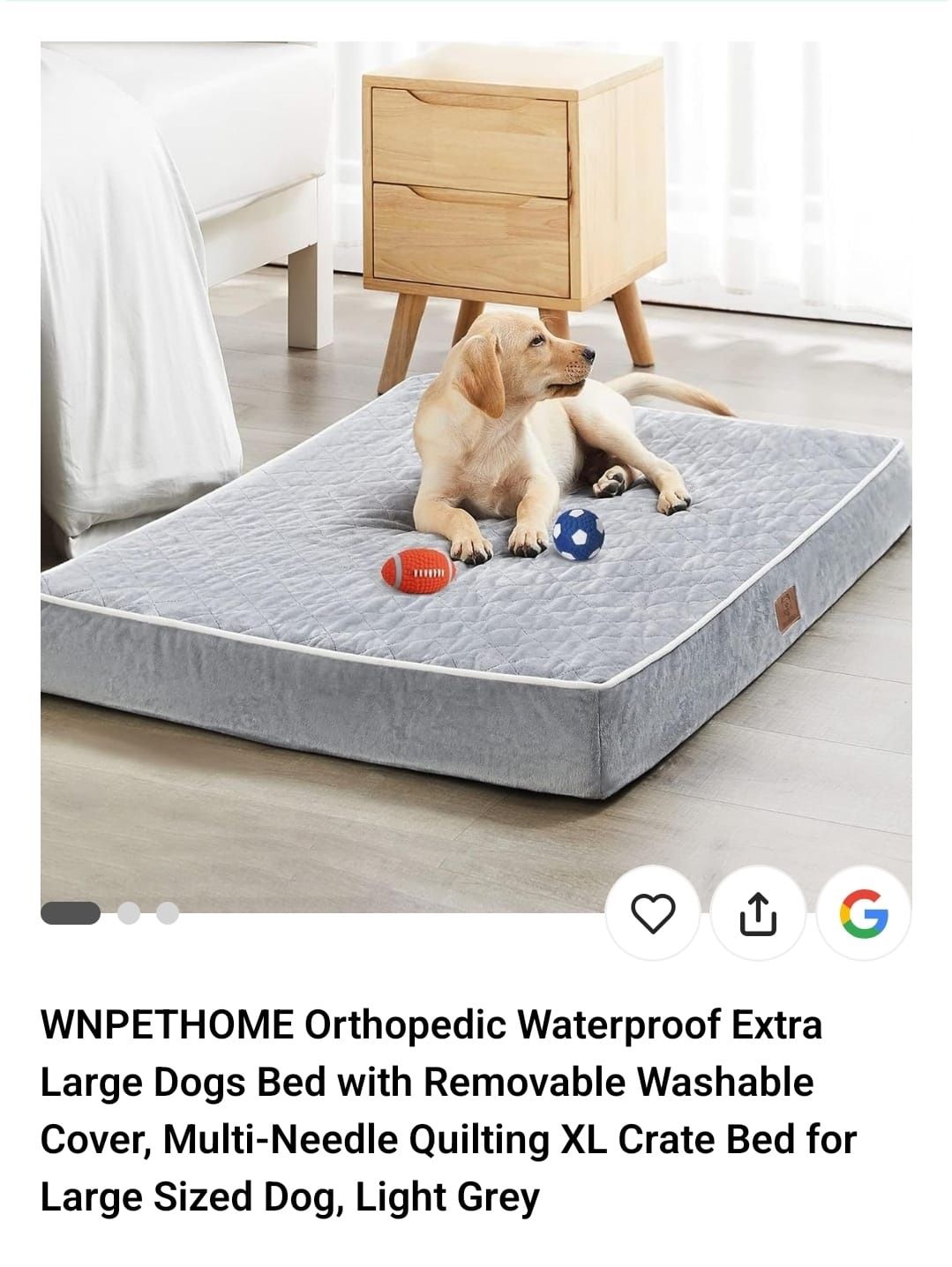 XL Orthopedic Dog Bed