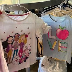 Size 7-8 (m) Girls Shirts 