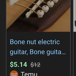 What u need for the electric guitar and how much it cost on temu
