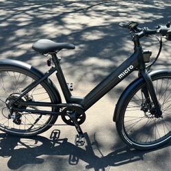 Micro-E Bike With Battery 