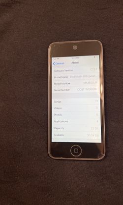 Ipod 6th Generation 32gbs