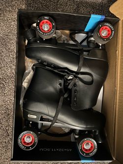 Chicago Skates Black Quad Roller Skates