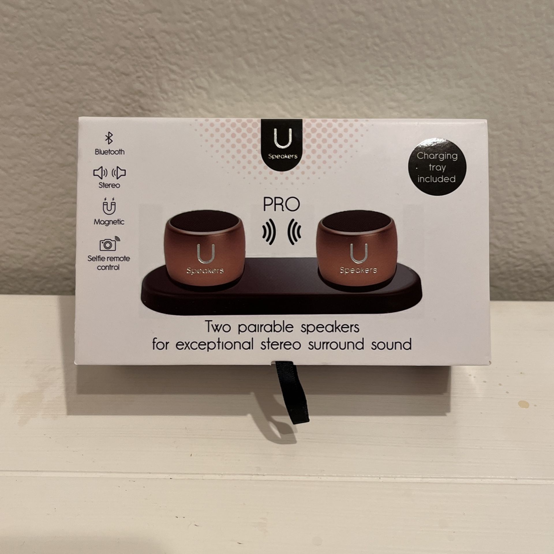 U Pro Speakers Set Of Two Wireless Bluetooth Speakers