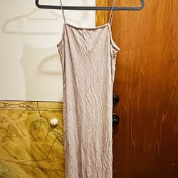 Forever 21 Spaghetti Strap Midi Dress Cami Slip Casual Size Large 