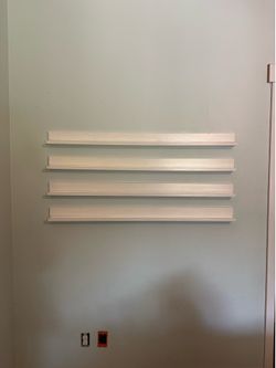 White Shelves or Picture Ledges