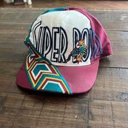 1995 Vintage Super Bowl XXX Hat Aztec (Cowboys vs Steelers)