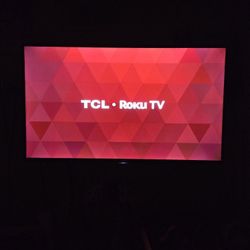 49" TCL Roku TV With Remote And Wall Mount
