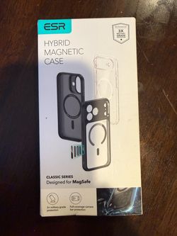 Brand New ESR Classic Hybrid Magnetic Case for iPhone 17 Pro - Clear