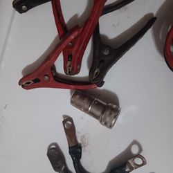 Jumper Cables ;Battery Connectors, Battery Terminal Cleaner