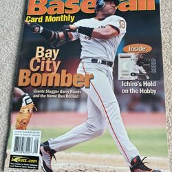 Beckett Baseball Card Monthly • Sept 2001 ⚾️ Barry Bonds San Fran Giants