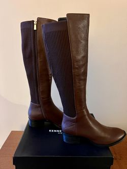 Kenneth Cole Brown Size 8M Women’s Knee High Riding Boots - New  