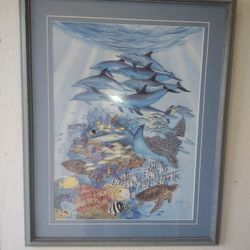 Huge Framed Guy Harvey Painting