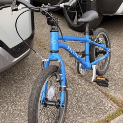 Ultra light weight kids bike, 16 inch, belt drive, Woom replacement.