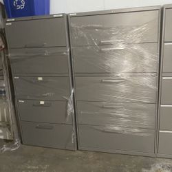 Metal Lateral Filing Cabinets (4)