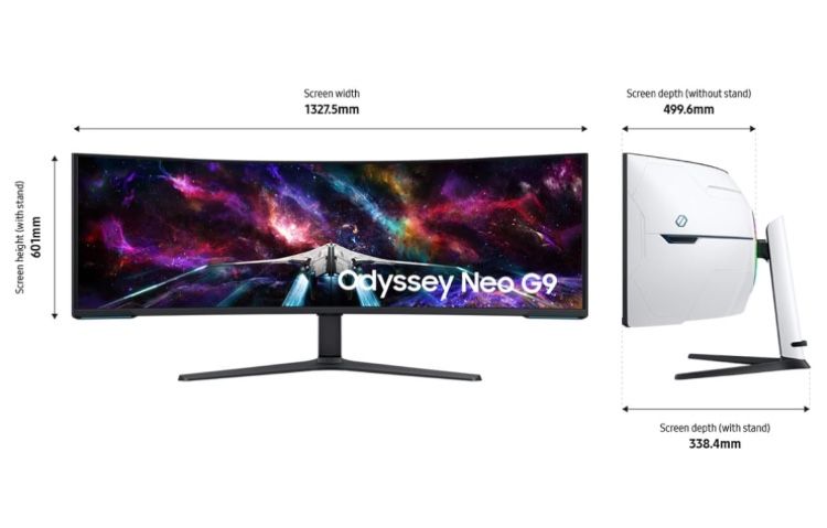 Samsung - 57" Odyssey Neo G9 Dual 4K UHD Quantum Mini-LED