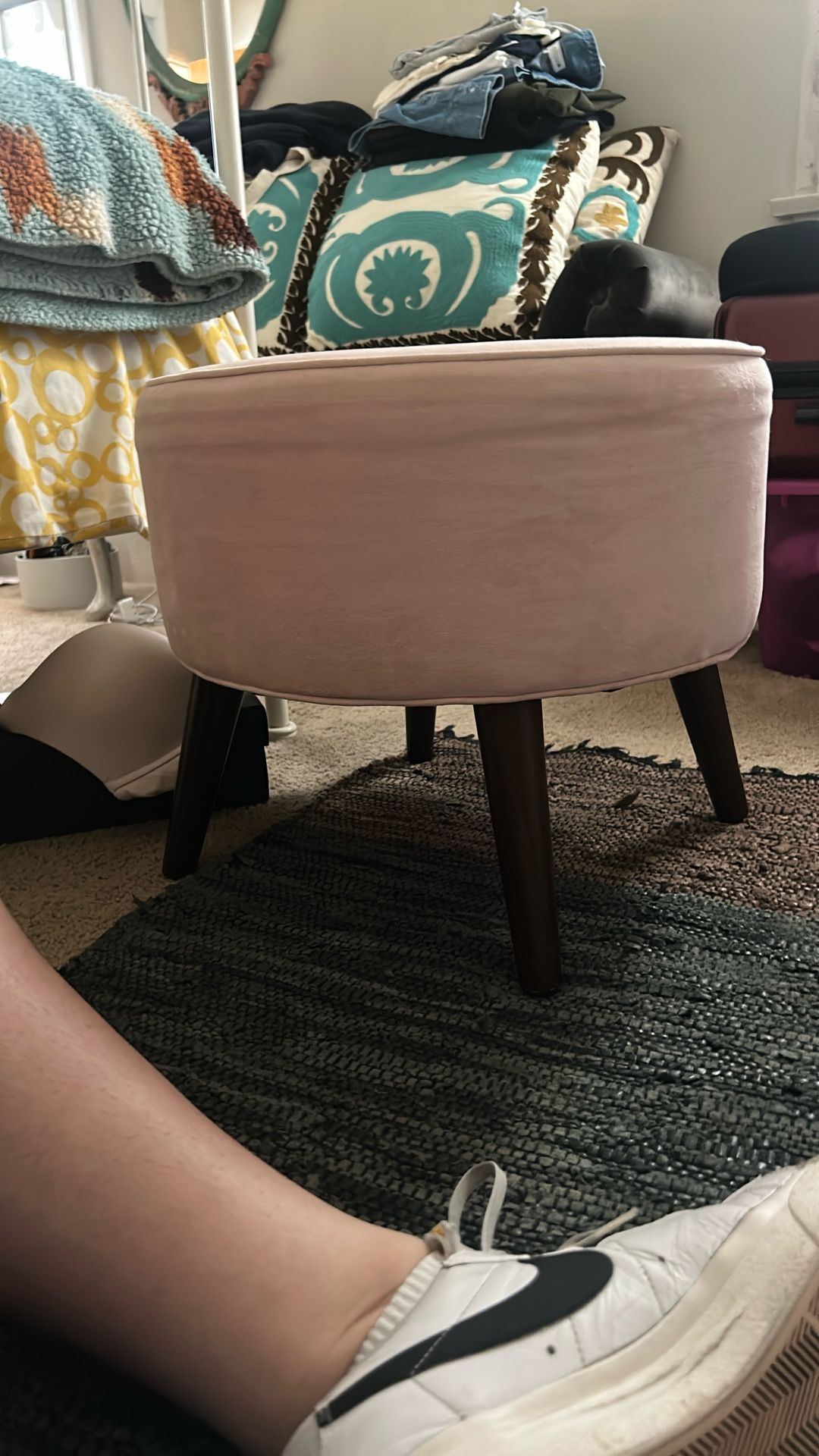 Pink Ottoman
