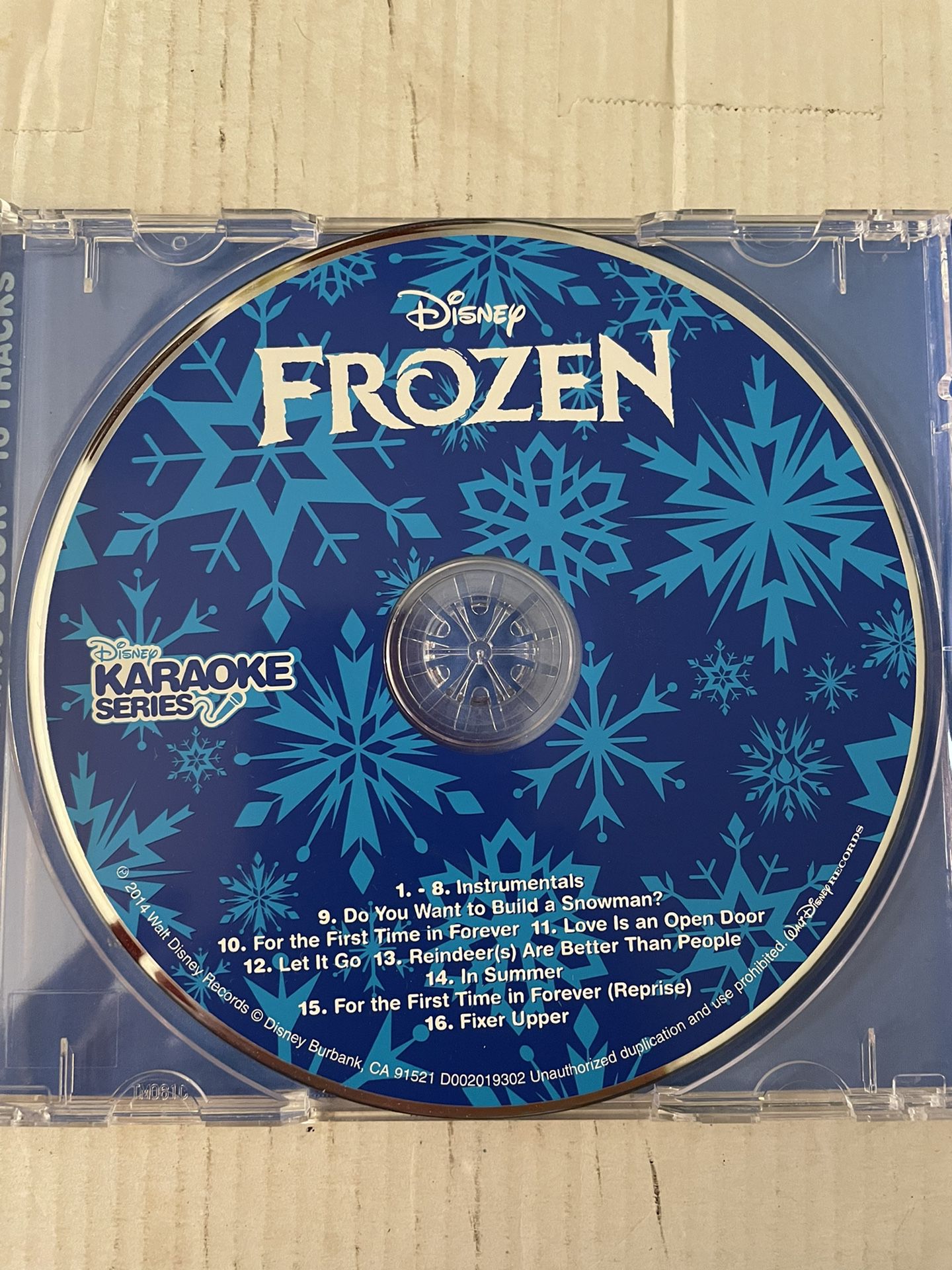 Disney KARAOKE SERIES FROZEN (CD)